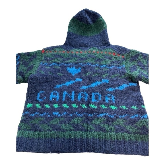 FAB Chunky Knit Wool Sweater With Goose Pattern - Size Small - Picture 4 of 10